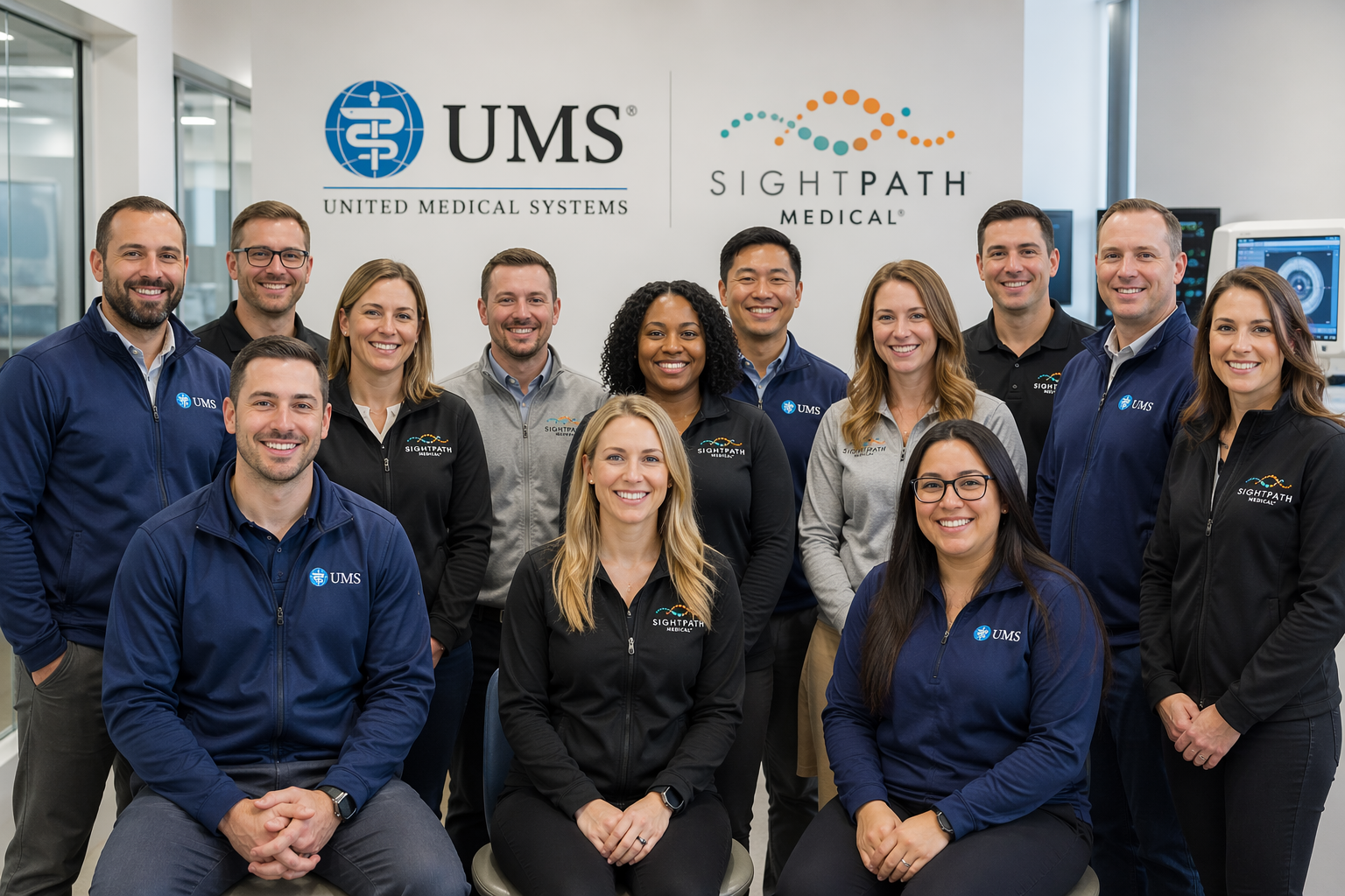UMS and Sightpath Medical team members together